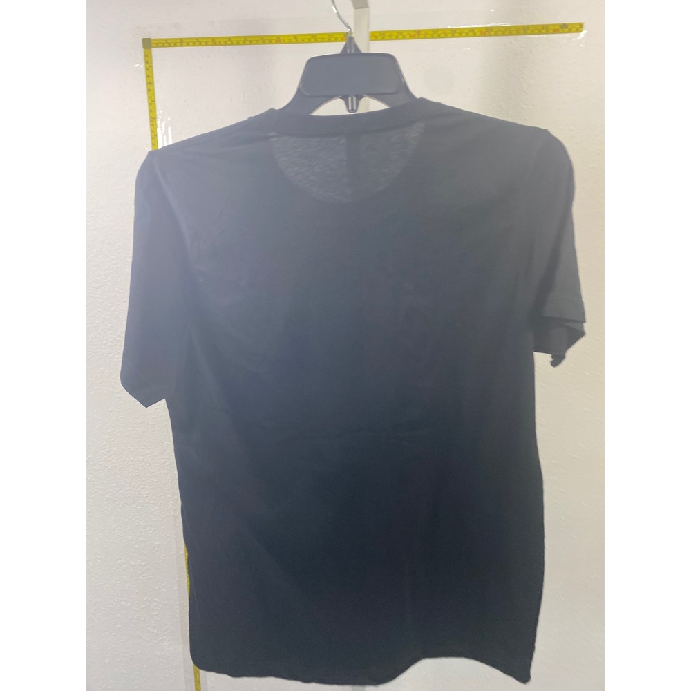 Bella Canvas Mens Large Black Neon Guitar Graphic T-Shirt Short Sleeve Crew Neck - Picture 3 of 3